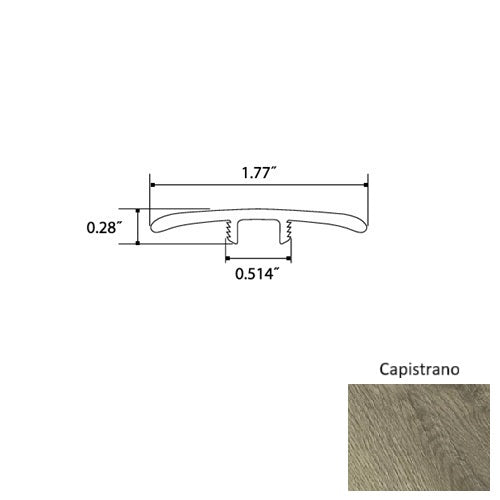 Topaz Vinyl Capistrano T Molding Quartz Enhanced UV Coating 1