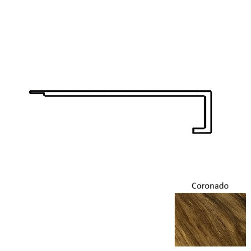 Topaz Vinyl Coronado Square Flush Stair Nose Quartz Enhanced UV Coating 1