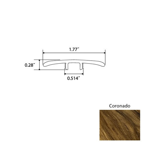 Topaz Vinyl Coronado T Molding Quartz Enhanced UV Coating 1