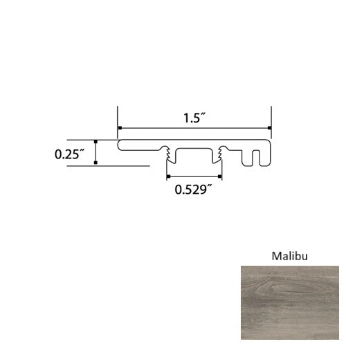 Topaz Vinyl Malibu End Cap Quartz Enhanced UV Coating 1