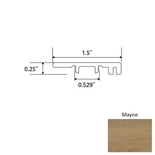 Crystal Vinyl Mayne End Cap Mineral Enhanced UV Coating 1