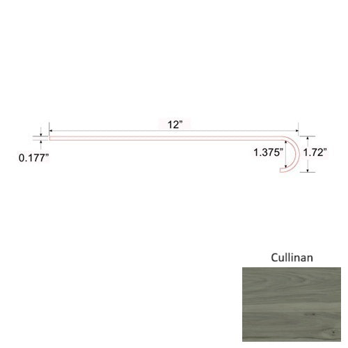 Diamond Vinyl Cullinan Round Stair Tread Commercial Ceramic Bead UV Coating 1