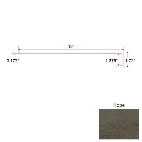 Diamond Vinyl Hope Square Stair Tread Commercial Ceramic Bead UV Coating 1