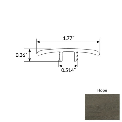 Diamond Vinyl Hope T Molding Commercial Ceramic Bead UV Coating 1