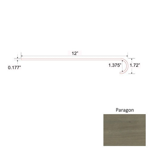 Diamond Vinyl Paragon Round Stair Tread Commercial Ceramic Bead UV Coating 1