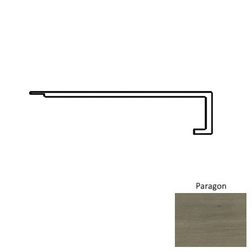 Diamond Vinyl Paragon Square Flush Stair Nose Commercial Ceramic Bead UV Coating 1