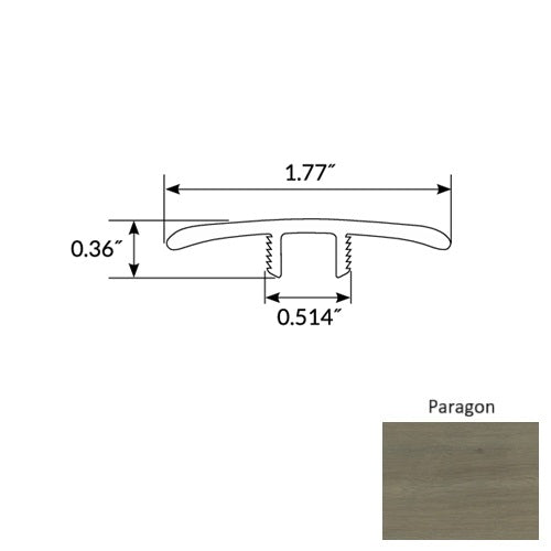 Diamond Vinyl Paragon T Molding Commercial Ceramic Bead UV Coating 1