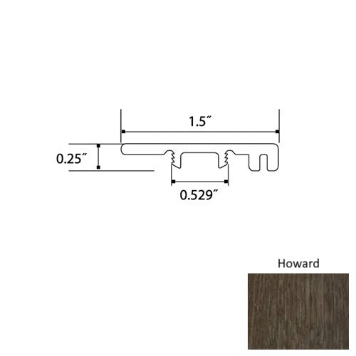 Onyx Vinyl Howard End Cap Quartz Enhanced UV Coating 1