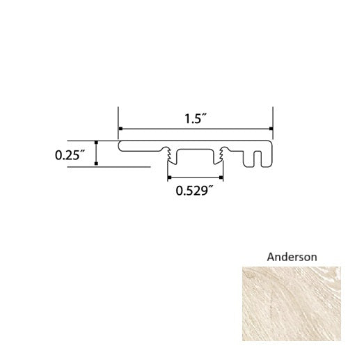 Sapphire Vinyl Anderson End Cap Quartz Enhanced UV Coating 1