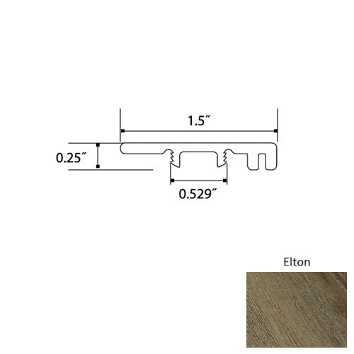 Sapphire Vinyl Elton End Cap Quartz Enhanced UV Coating 1