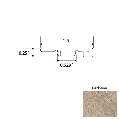 Sapphire Vinyl Parkway End Cap Quartz Enhanced UV Coating 1