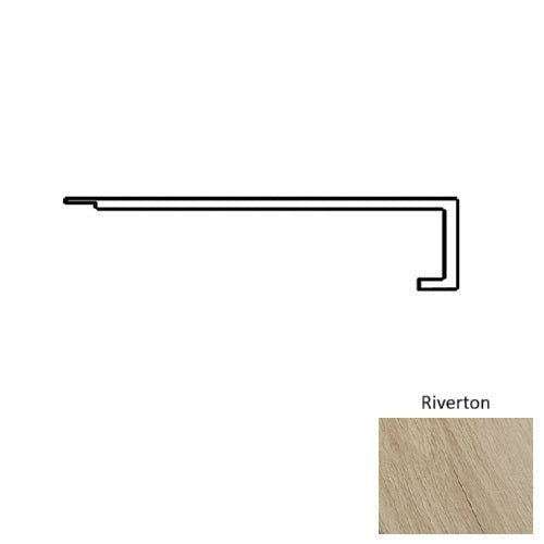 Sapphire Vinyl Riverton Square Flush Stair Nose Quartz Enhanced UV Coating 1