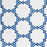 Geometro Bourges Coastal Matte Recycled Glass Mosaic - 11 13/16" x 13 3/4" x 1/4"