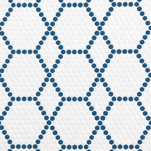 Clearance Sale! Geometro Tulle Coastal Recycled Glass Mosaic - 11 7/16" x 11 13/16"