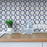Clearance Sale! Geometro Tulle Coastal Recycled Glass Mosaic - 11 7/16" x 11 13/16"