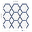 Clearance Sale! Geometro Tulle Coastal Recycled Glass Mosaic - 11 7/16" x 11 13/16"
