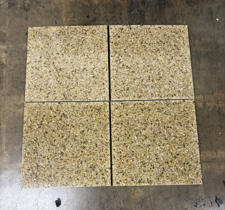 Giallo Ornamental Granite Tile - Polished
