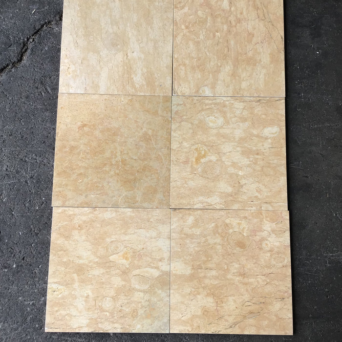 Giallo Reale Marble Tile Polished 1