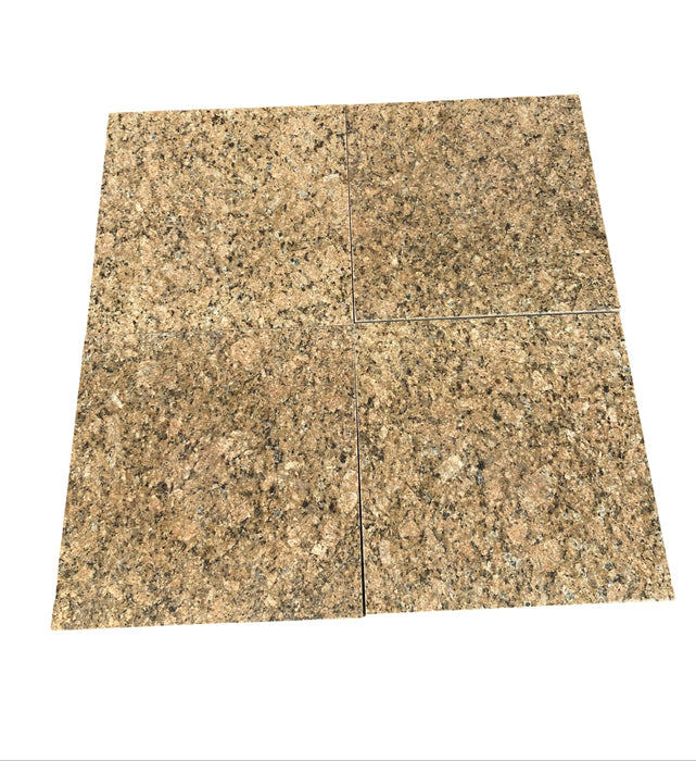 Giallo Veneziano Polished Granite Tile - 18" x 18"