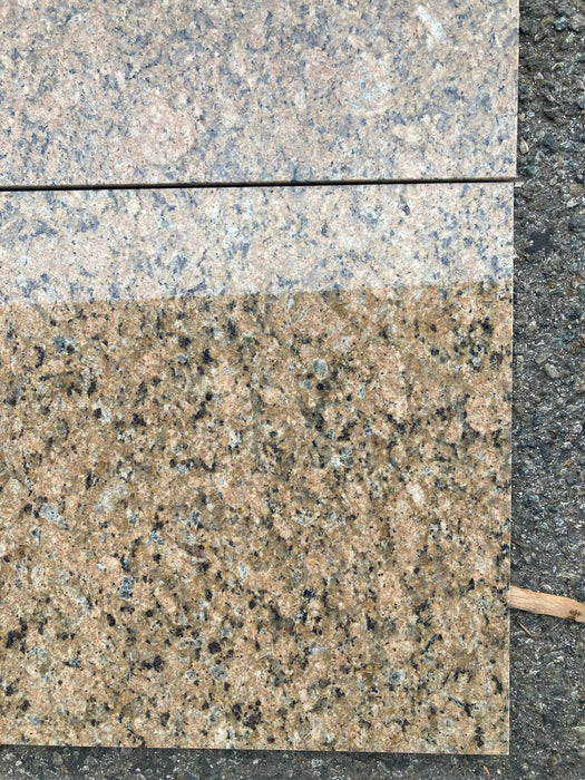 Giallo Veneziano Polished Granite Tile - 18" x 18" x 1/2"