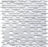 Full Sheet Sample - Ice Glacier Mix Random Glass Mosaic - 11.25" x 11.25" Glossy
