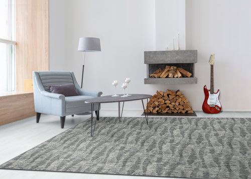 Glam Rock Polypropylene & Polysilk Metal 16921 Carpet Textured 3