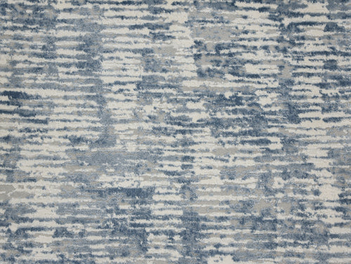 Glam Rock Polypropylene & Polysilk Arctic Blue 16925 Carpet Textured 1