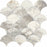 Full Sheet Sample - Golden Age White Shell Porcelain Mosaic - 12" x 12" x 9 MM Matte