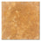 Full Tile Sample - Golden Sienna Travertine Tile - 12" x 12" x 3/8" Antique