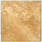 Full Tile Sample - Golden Sienna Travertine Tile - 18" x 18" x 1/2" Antique