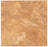 Golden Sienna Brushed Travertine Tile - 18" x 18" x 1/2"