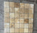 Golden Sienna Travertine Mosaic - 2" x 2"