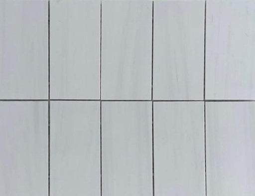 Bianco Dolomiti (Govanna) Polished Marble Tile - 12" x 24" x 1 CM