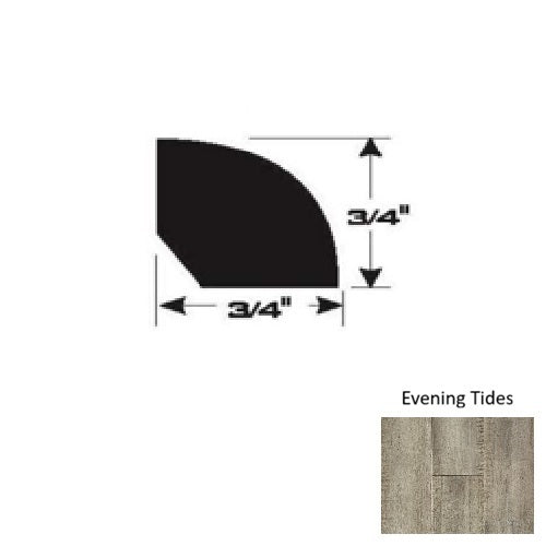 Wood Evening Tides Quarter Round Ultra Low Gloss Urethane 1