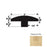 Wood Fisherman's Pier T Molding Ultra Low Gloss Urethane 1