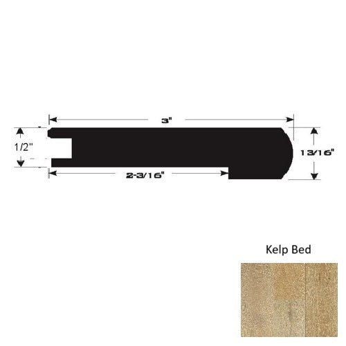 Wood Kelp Bed Flush Stairnose Ultra Low Gloss Urethane 1