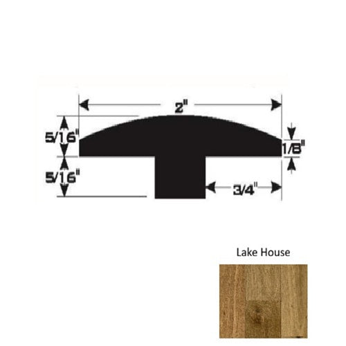 Wood Lake House T Molding Ultra Low Gloss Urethane 1