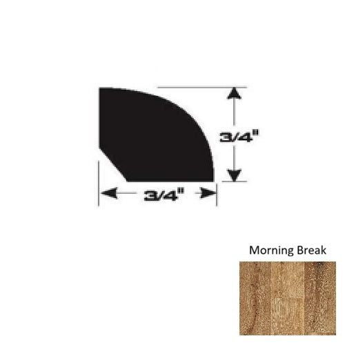 Wood Morning Break Quarter Round Ultra Low Gloss Urethane 1