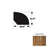 Wood Oysters Pearl Quarter Round Ultra Low Gloss Urethane 1