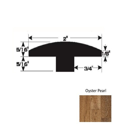 Wood Oysters Pearl T Molding Ultra Low Gloss Urethane 1