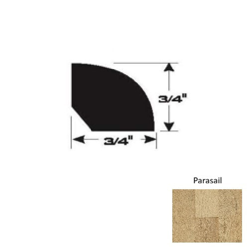 Wood Parasail Quarter Round Ultra Low Gloss Urethane 1