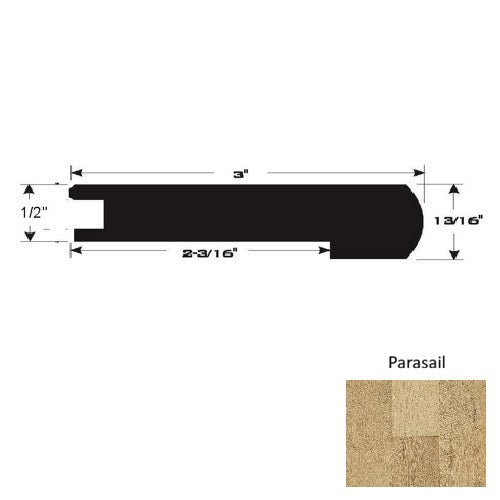 Wood Parasail Flush Stairnose Ultra Low Gloss Urethane 1