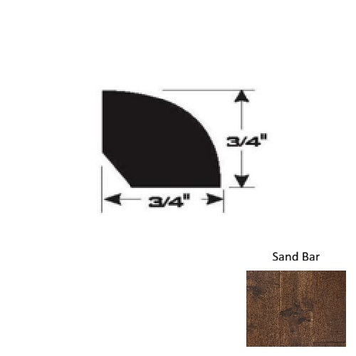 Wood Sand Bar Quarter Round Ultra Low Gloss Urethane 1