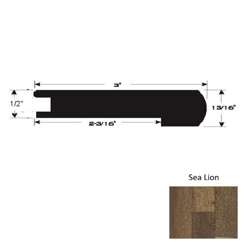 Wood Sea Lion Flush Stairnose Ultra Low Gloss Urethane 1