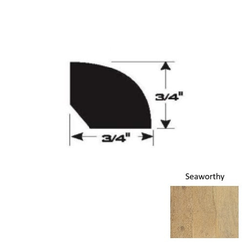Wood Seaworthy Quarter Round Ultra Low Gloss Urethane 1