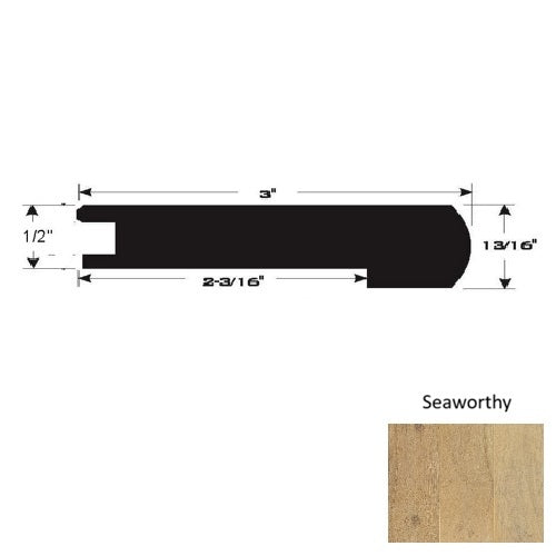 Wood Seaworthy Flush Stairnose Ultra Low Gloss Urethane 1