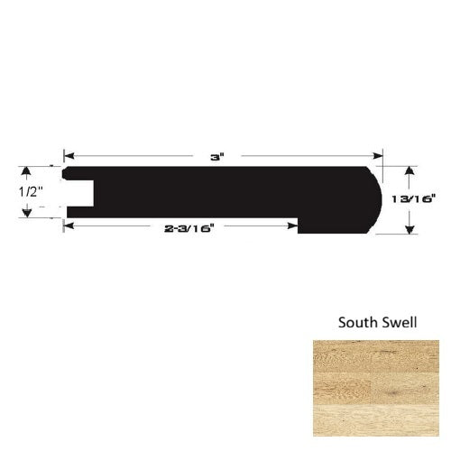 Wood South Swell Flush Stairnose Ultra Low Gloss Urethane 1
