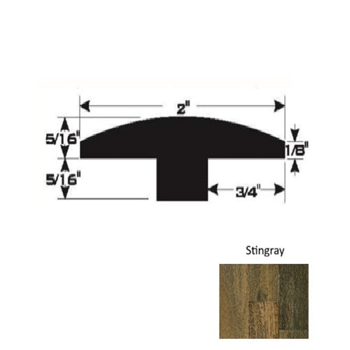 Wood Stingray T Molding Ultra Low Gloss Urethane 1