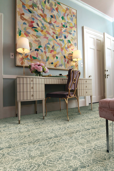 Grandeur Lace Wool Ocean 91645 Carpet Textured 2
