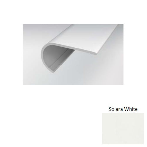 Grantshire Vinyl Solara White GR42 Round Stair Nose Embossed 1